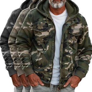 Comfy Familly Alfred - Camouflage Hooded Jacket