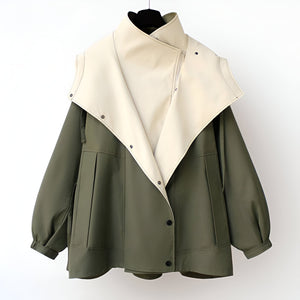 Comfy Family Aldora - Two-Tone Windbreaker Jacket