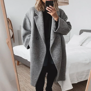 Comfy Family Annelise - Elegant Winter Overcoat Gray / S/UK 10