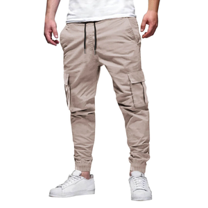 Comfy Family Archer Men's Slim Fit Cargo Pants – Smart & Casual, Stylish Everyday Wear Beige / S