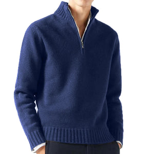 Comfy Family Archer - Quarter Zip Turtleneck Sweater Navy / L