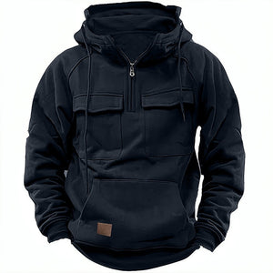 Comfy Family Archer - Tactical Zip Hoodie Black / S