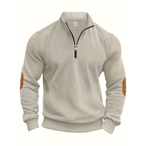 Comfy Family Ashton - Classic Half-Zip Pullover Beige / S