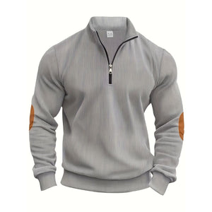 Comfy Family Ashton - Classic Half-Zip Pullover Grey / S