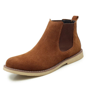 Comfy Family Augustus Bramley Leather Chelsea Boots Brown / 5 (36 EU)