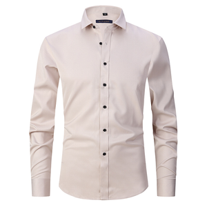 Comfy Family Bolton - Men's Classic Dress Shirt Beige / XS - 38