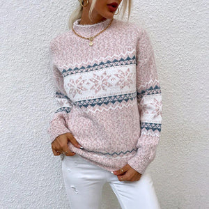 Comfy Family Cambria - Vintage Nordic Sweater Pink / S