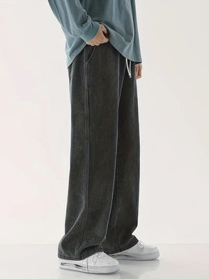 Comfy Family Canyon - Loose Cotton Denim Pants