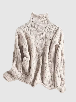 Comfy Family Carla - Turtleneck Jumper Beige / S