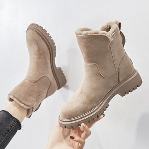 Comfy Family Comfy® Fleece-Lined Women's Boots Beige / 35