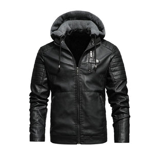 Comfy Family Comfy® Men Leather Jacket Black / L