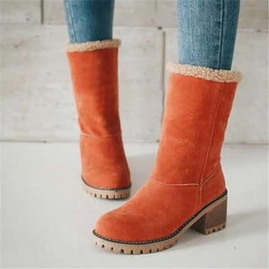 Comfy Family Comfy® Women Fleece Boots Orange / 35