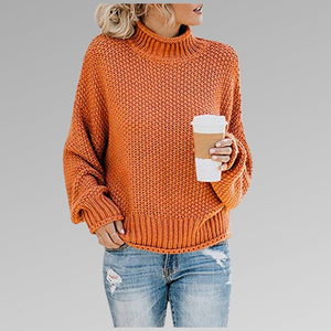 Comfy Family Cornelia - Classic Knitted Jumper Orange / S