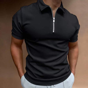 Comfy Family Cruz™ - Zip Polo Shirt Black / S