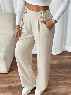 Comfy Family Evelora - High-Waisted Wide Leg Pants