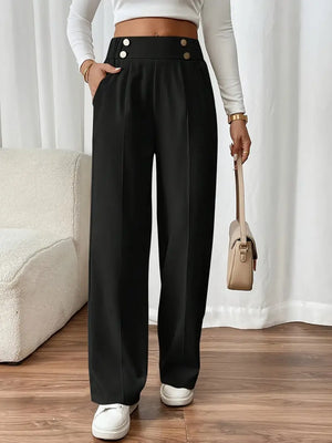 Comfy Family Evelora - High-Waisted Wide Leg Pants