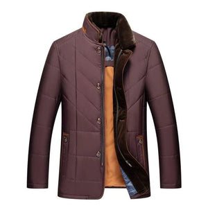 Comfy Family Everest - Sleek Padded Winter Jacket Burgundy / M