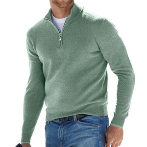 Comfy Family GentleGlide - Zip Pullover Light Green / S