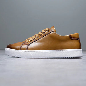 Comfy Family Grant - Men's Leather Sneakers