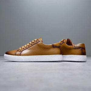 Comfy Family Grant - Men's Leather Sneakers