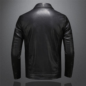 Comfy Family Grayson™ - Classic Leather Jacket