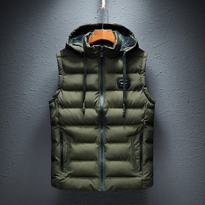 Comfy Family Hawkins - Padded Sleeveless Jacket Olive Green / M