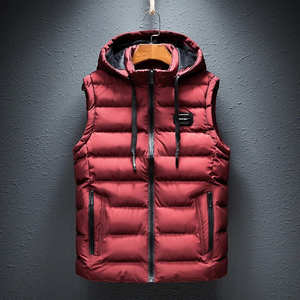 Comfy Family Hawkins - Padded Sleeveless Jacket Red / M