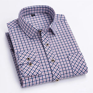 Comfy Family Ilkley - Plaid Shirt White & Red Plaid / S