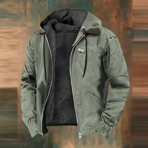 Comfy Family Landor - Rugged Utility Hooded Jacket Green / S