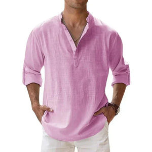 Comfy Family Lanelli - Linen Shirt Roze / S