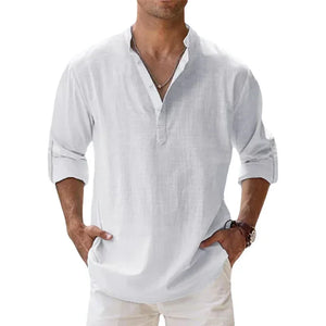 Comfy Family Lanelli - Linen Shirt Wit / S