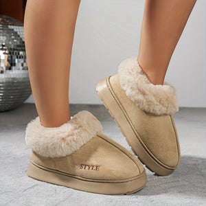 Comfy Family Luna - Fleece Suede Slippers