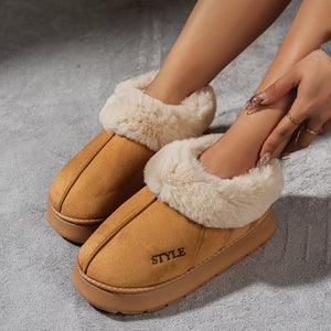 Comfy Family Luna - Fleece Suede Slippers