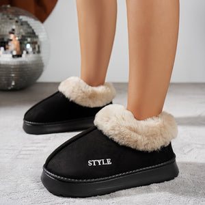 Comfy Family Luna - Fleece Suede Slippers