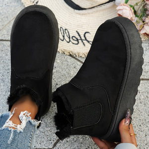 Comfy Family Lunara - Fur Lined Ankle Boots Black / 36