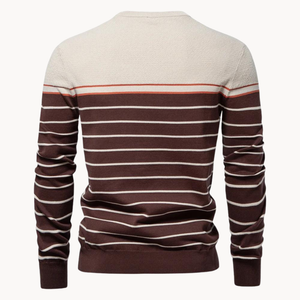 Comfy Family Mariner - Striped Cotton Sweater