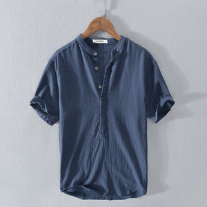 Comfy Family Matteo™ - Herren Sommer-Shirt Navy / S