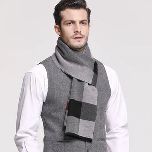 Comfy Family Men's Cashmere Scarf Grey