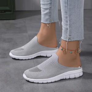 Comfy Family Merida™ - Soft Step Slip-On Mesh Sneakers Gray / 35