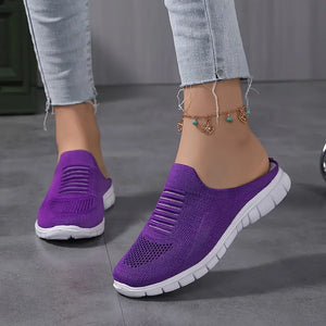 Comfy Family Merida™ - Soft Step Slip-On Mesh Sneakers Purple / 35