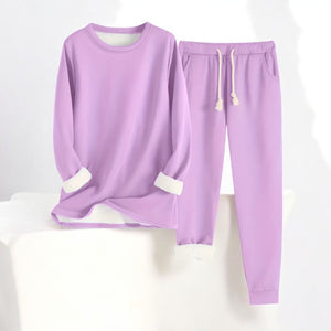 Comfy Family Mia | Termiskt fleece-set Ljuslila / XS