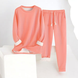 Comfy Family Mia | Termiskt fleece-set Vattenmelon / XS