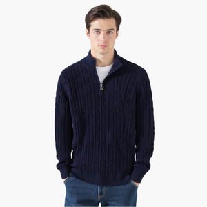 Comfy Family Norwood - Quarter-Zip Knitted Jumper
