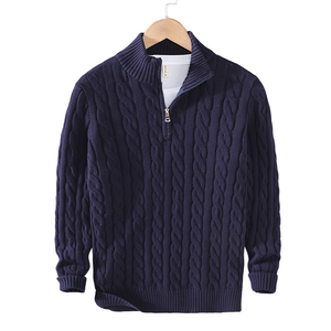 Comfy Family Norwood - Quarter-Zip Knitted Jumper Navy / M