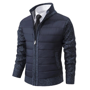 Comfy Family Pryden - Casual High Neck Jacket Navy Blue / M