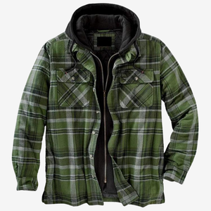 Comfy Family Ranger - Insulated Flannel Jacket for Men Green / S