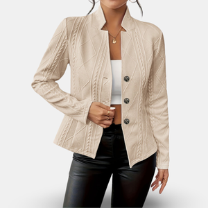 Comfy Family Rayna™ – Elegant Skräddarsydd Midjekappa Apricot / S