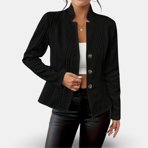 Comfy Family Rayna™ – Elegant Skräddarsydd Midjekappa Black / S