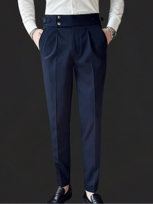 Comfy Family Regent - Elegant Adjustable Trousers Navy / 29