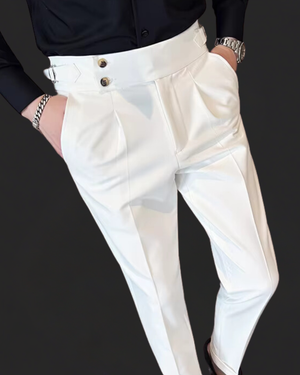 Comfy Family Regent - Elegant Adjustable Trousers White / 29